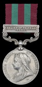 India General Service 1895-1902, 1 clasp, Relief of Chitral 1895 (Comdr. Beg Ali, Punyal Levy) official correction...