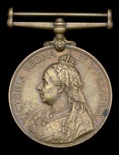 Queen’s South Africa 1899-1902, no clasp, bronze issue  (426 Bhisti Mowla, S. & T. Corps Secbd. D.) very fine	...