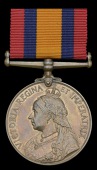 Queen’s South Africa 1899-1902, no clasp, bronze issue (693 Dooly Bearer Gariga Dasee, S. T. Corps Mad. Ct.) part...