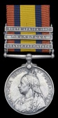 Queen’s South Africa 1899-1902, 3 clasps, Orange Free State, Transvaal, South Africa 1902 (2406 Sowar Harnam...