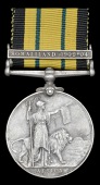 Africa General Service 1902-56, 1 clasp, Somaliland 1902-04 (Khalasi Maksud Ali, Corps Survey of India) edge...