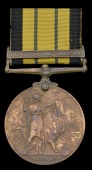 Africa General Service 1902-56, 1 clasp, Somaliland 1902-04, bronze issue (Syce Sundaram, Engr. F.P.) contact marks,...