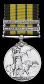 Africa General Service 1902-56, 2 clasps, Somaliland 1902-04, Jidballi (115 L. Naik Mastee Khan, Baluch C.C.) nearly...