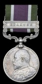 Tibet 1903-04, 1 clasp, Gyantse (Jem.....anjsing Rana, 8th Gurkha ....) edge bruising, contact marks, good fine	...