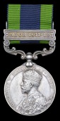 India General Service 1908-35, 1 clasp, Abor 1911-12 (Khalassi Farman Ali, Survey of India) very fine	 £140-180