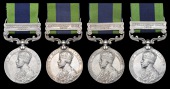 India General Service 1908-35 (4), 1 clasp, Afghanistan N.W.F. 1919 (31 Khassadar Sher Afzal, Khassadar Force;...