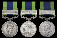 India General Service 1908-35 (3), 1 clasp, Burma 1930-32 (Sep. San Kyaw Zan, Irreg. Force; Sep. Saw Aung Sein,...