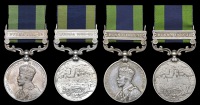 India General Service 1908-35 (4), 1 clasp, Burma 1930-32 (Naib Comdt. Sultan Ahmed Khan, B.M.P.; 1067 Sep. Tej...