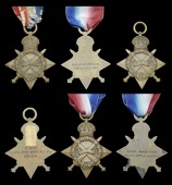 1914-15 Star (6) (Jemdr. Gajjan, 29/Punjabis; Subdr. Makhmadin, 1/Bn. Guides Infy.; No. 357 Salutri Ghulam Akbar,...