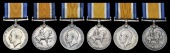 British War Medal 1914-20 (6) (Lieut. V. S. Andrew; Capt. J. A. Cockshutt; Capt. C. H. H. Coetzee; 2 Lieut. H....