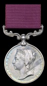 Indian Army Meritorious Service Medal, V.R., lotus wreath reverse (1321 Havdr. Abdul Aziz Khan, 2nd Mad. Lancers)...