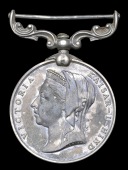Indian Army Meritorious Service Medal, V.R., lotus wreath reverse (4401/2 Dafr. Nurdil, Corps of Guides Cavy.)...
