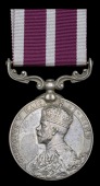 Indian Army Meritorious Service Medal, G.V.R., 1st issue (655 Lce. Nk. Ali Bahadur, Ry. Bn. Sappers & Miners) good...