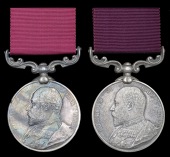 Indian Army L.S. & G.C. (2), E.VII.R. (35944 Naick Nur Khan, 22d Pjbis.; 262 Sepoy Ghanthu, 32nd Sikhs) first with...