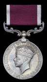 Indian Army L.S. & G.C., G.VI.R. (1617 Ag. L.S. Ishak Musa, R.I.N.) bruise to king’s cheek, test mark to rim and...
