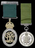 Pair: Captain H. D. Green, 1st Battalion N.W. Railway Volunteer Rifles

Indian Volunteer Forces Officers’...