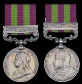 A’double-issue’ I.G.S. awarded to Clerk Gulab Din, Postal Department

India General Service 1895-1902, 1...