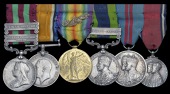 Five: Lieutenant Champa Singh Thapa, 2-9th Gurkha Rifles

India General Service 1895-1902, 2 clasps, Punjab...