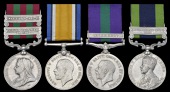 Four: Subedar Fazal Dad, 1-55th Rifles, late 1st Punjab Infantry

India General Service 1895-1902, 2 clasps,...