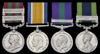 Four: Subedar Fazal Dad, 1-55th Rifles, late 1st Punjab Infantry

India General Service 1895-1902, 2 clasps,...