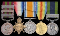 Five: Private Servant Kallan Khan, 4-11th Sikh Regiment, late 36th Sikhs

India General Service 1895-1902, 3...