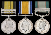 Three: Lance-Naik Mirza Khan, Road Construction Battalion, late Corp of Survey of India

Africa General Service...