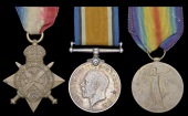 Three: Rifleman Jagatsing Rawat, 2-39th Royal Garhwal Rifles

1914 Star (No. 1039 Rifn. Jagat Sing Rawat,...