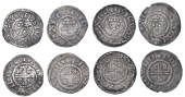 Henry II (1154-1189), Short Cross coinage, Pennies (4), class Ib 2, York (2), Everard, efrard · on · eve, n of on...