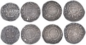 Richard I (1189-1199), Pennies (4), class II, London (2), Raul, ravl · on · l[vnd], 1.35g/7h (SCBI Mass 690);...