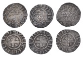 Richard I (1189-1199), Pennies (3), all class IVa, Northampton or Norwich, Randul, randvl · on · no, 1.40g/8h...