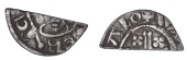Richard I (1189-1199), Cut Halfpenny, class IVa, Shrewsbury, Willem, wil[lem · on · s]alo, 0.53g/5h (cf. SCBI Mass...