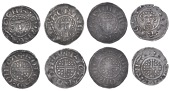John (1199-1216), Pennies (4), class Va 2 (2), Canterbury, Roberd, roberd · on · ca, s reversed, curls 2/2,...