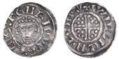 John (1199-1216), Penny, class Vb 2, London, Willelm L, willelm · l · on · lv, 1.38g/5h (SCBI Mass 1440-3 var.; N...