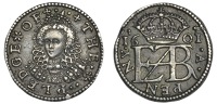 Pattern Penny pledge, 1601, by C. Anthony, in silver, from the same dies as previous, edge plain, 1.70g/6h (BMC 3; N...