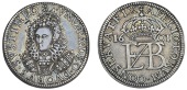Pattern Groat or medalet, 1601, in silver, mm. star on obv. only, crowned bust of Queen three-quarters left, wearing...
