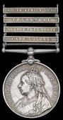 Queen’s South Africa 1899-1902, 4 clasps, Cape Colony, Orange Free State, Transvaal, South Africa 1901 (4948 Tpr....