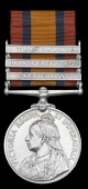 Queen’s South Africa 1899-1902, 3 clasps, Cape Colony, Orange Free State, Transvaal (33210 L.-Corpl. A. Rigney,...