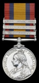 Queen’s South Africa 1899-1902, 3 clasps, Cape Colony, South Africa 1901, South Africa 1902 (35169 Tpr. J. Lavery,...