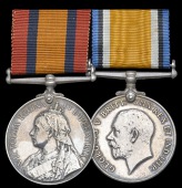 Pair: Gunner G. T. Martin, South African Heavy Artillery, late Royal Garrison Artillery

Queen’s South Africa...