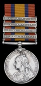 Queen’s South Africa 1899-1902, 4 clasps, Relief of Kimberley, Paardeberg, Driefontein, Transvaal (27045 Gnr. G....