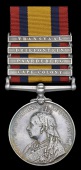 Queen’s South Africa 1899-1902, 4 clasps, Cape Colony, Paardeberg, Driefontein, Transvaal (62780 Gnr. J. W....