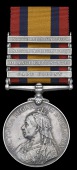 Queen’s South Africa 1899-1902, 4 clasps, Cape Colony, Orange Free State, South Africa 1901, South Africa 1902...