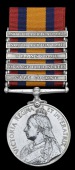 Queen’s South Africa 1899-1902, 5 clasps, Cape Colony, Orange Free State, Transvaal, South Africa 1901, South...
