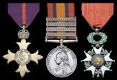 A military O.B.E. group of three awarded to Major J. A. Kellett, Royal Engineers

The Most Excellent Order of the...