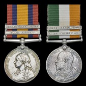 Pair: Corporal A. H. Land, Royal Engineers

Queen’s South Africa 1899-1902, 2 clasps, Cape Colony, Orange Free...