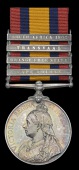 Queen’s South Africa 1899-1902, 4 clasps, Cape Colony, Orange Free State, Transvaal, South Africa 1902 (10597...