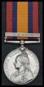 Queen’s South Africa 1899-1902, 1 clasp, Natal (Nursing Sister L. Dale) slight edge bruising, good very fine,...