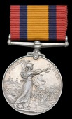Queen’s South Africa 1899-1902, no clasp (21 Pte. B. Gravett, Cathcart T.G.) good very fine	 £80-100