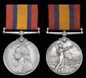 Queen’s South Africa 1899-1902 (2), no clasp (192 Pte. N. Hoggan, Grahamstown T.G.; Pte. R. G. Parkin, Uitenhage...