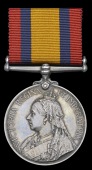 Queen’s South Africa 1899-1902, no clasp (29 Sjt. & Pay Clk. J. J. C. Esson, Touws River T.G.) good very fine	...